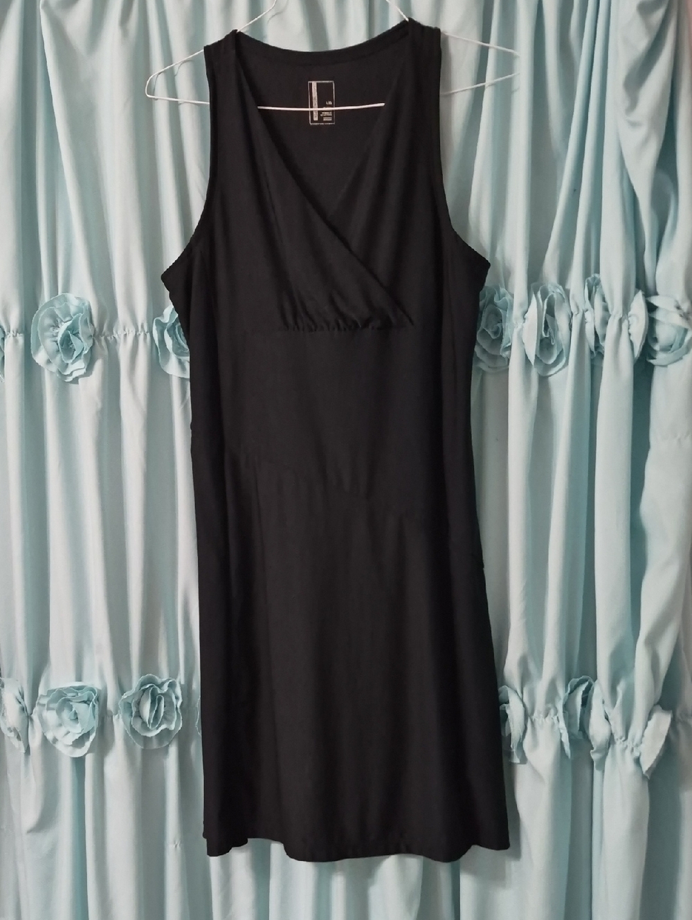 Mondetta Sleeveless black Athletleisure Active Sporty Classic A-line Dress Sz L